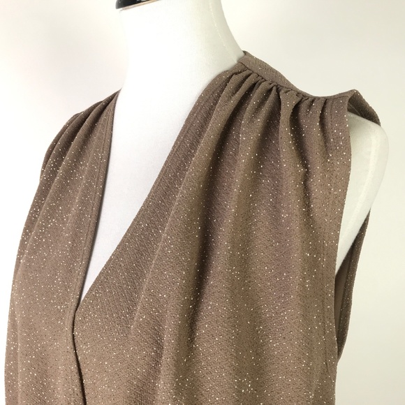 Alice + Olivia Lilah Crossover Hi-Low Blouse #1944 - Picture 2 of 8